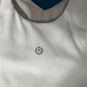 Lululemon White and Gray Top